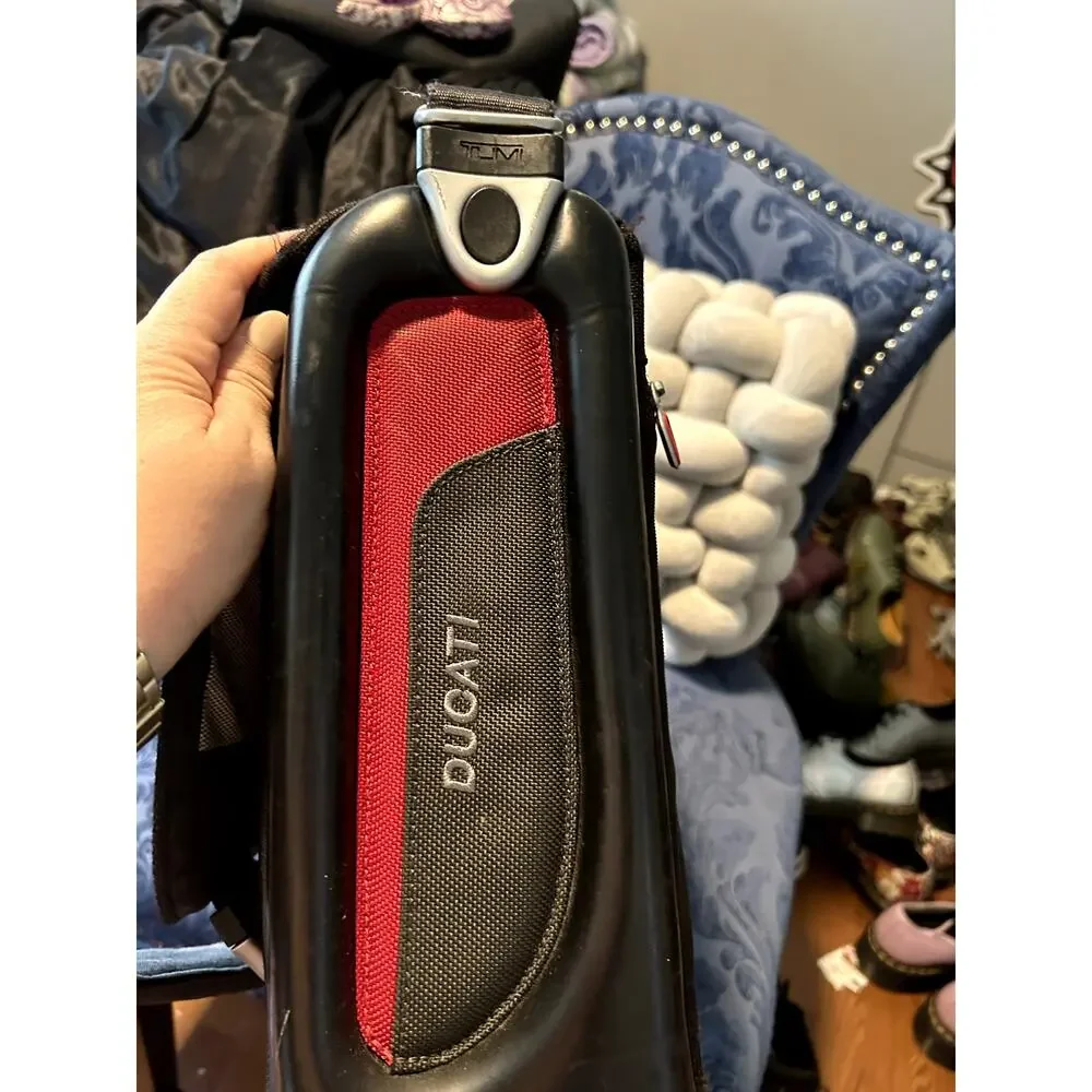 Very Rare! Ducati x Tumi Structured Messenger Bag